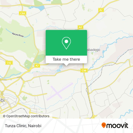 Tunza Clinic map