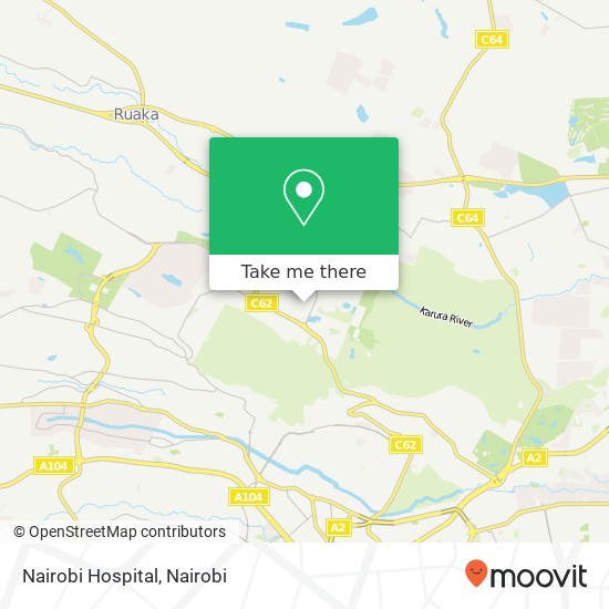 Nairobi Hospital map