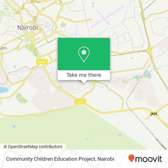 Community Children Education Project map