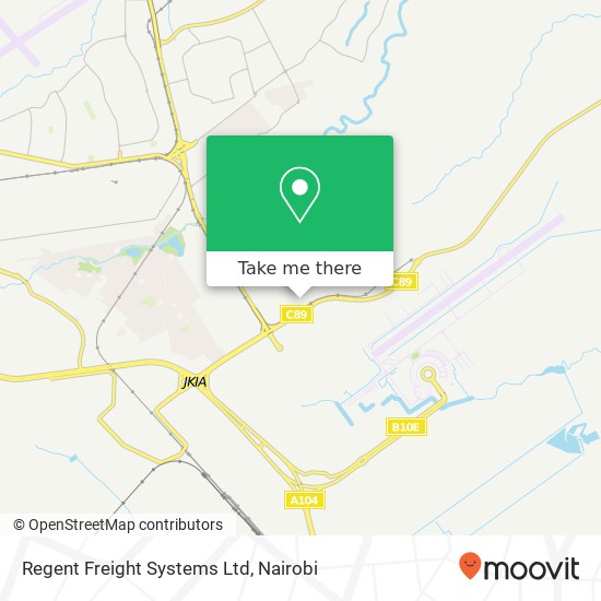 Regent Freight Systems Ltd map