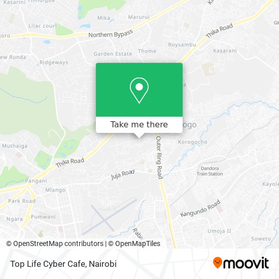 Top Life Cyber Cafe map