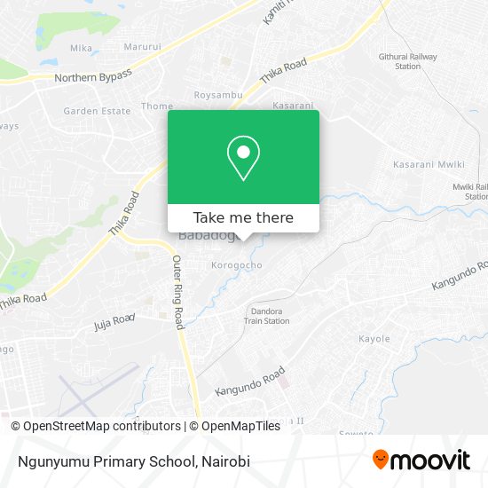 Ngunyumu Primary School map