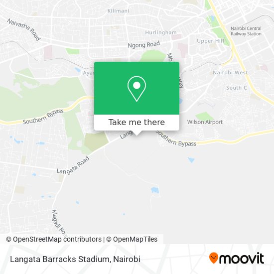 Langata Barracks Stadium map