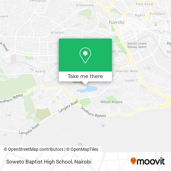 Soweto Baptist High School map