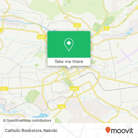 Catholic Bookstore map