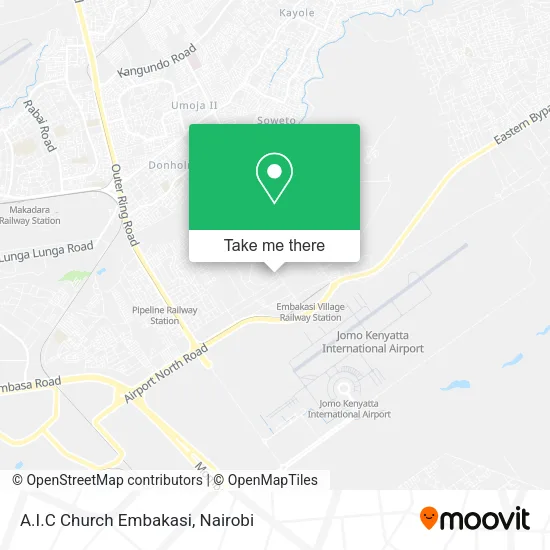 A.I.C Church Embakasi map