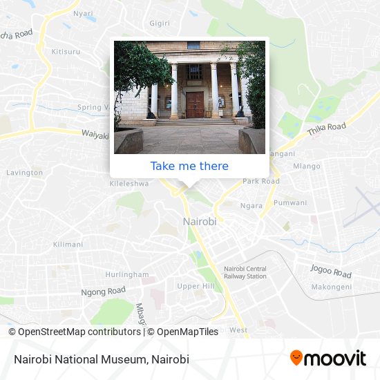Nairobi National Museum map