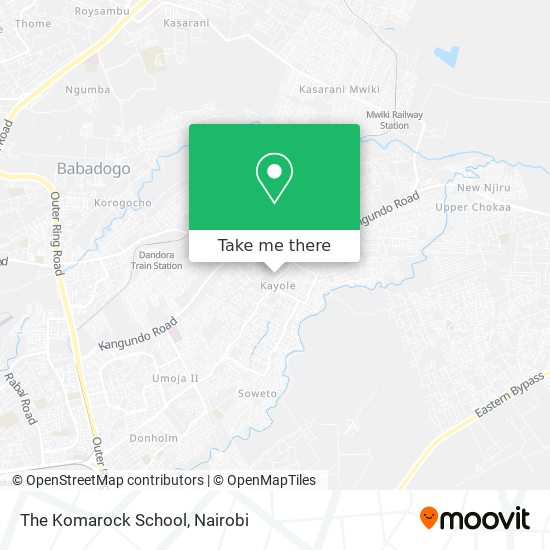 The Komarock School map
