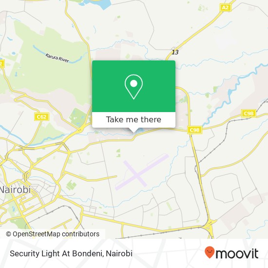 Security Light At Bondeni map