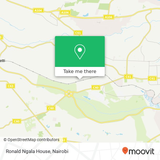 Ronald Ngala House map