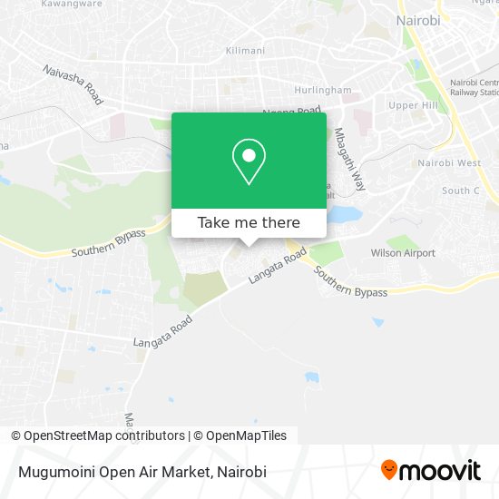 Mugumoini Open Air Market map