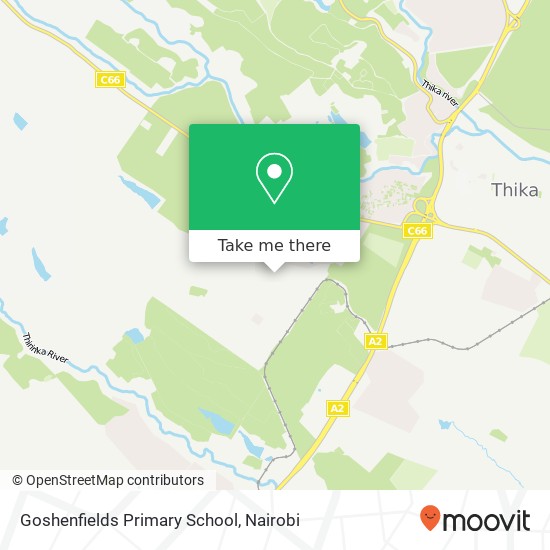 Goshenfields Primary School map