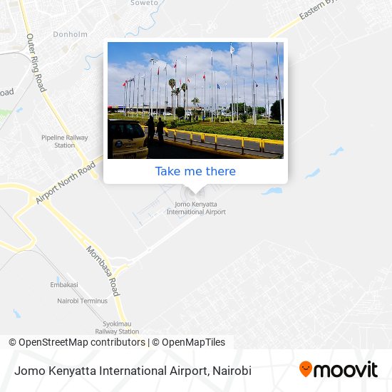 Jomo Kenyatta International Airport map