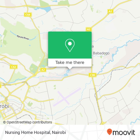 Nursing Home Hospital map
