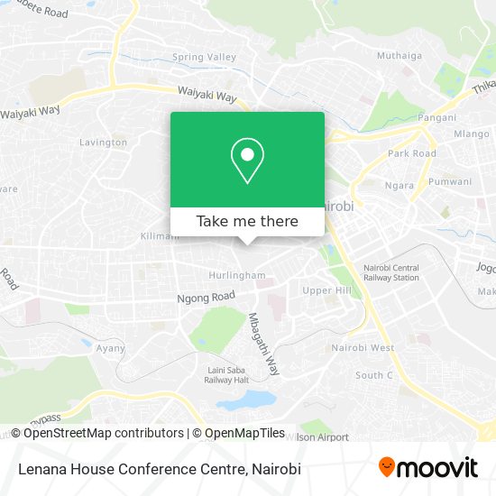 Lenana House Conference Centre map