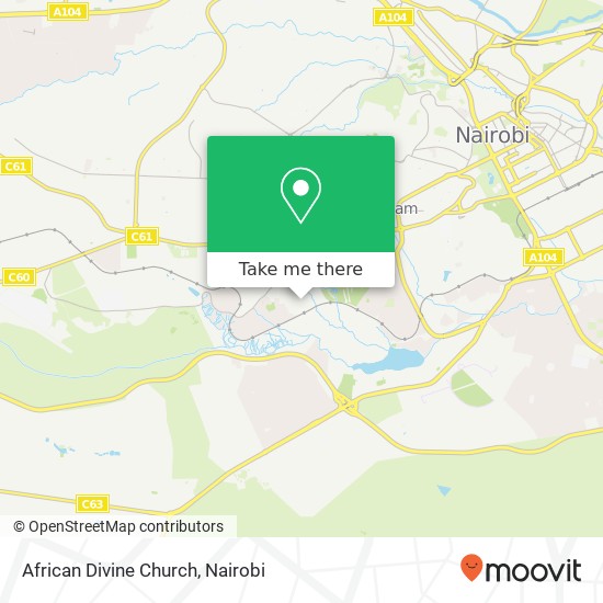 African Divine Church map