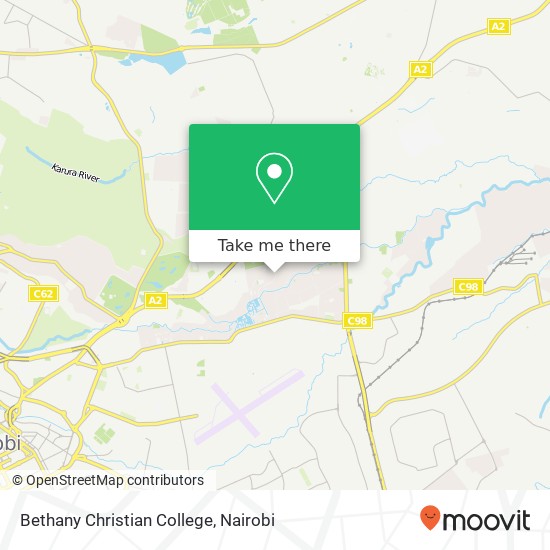 Bethany Christian College map