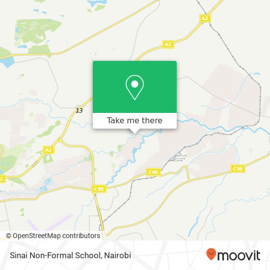Sinai Non-Formal School map