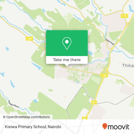 Kisiwa Primary School map