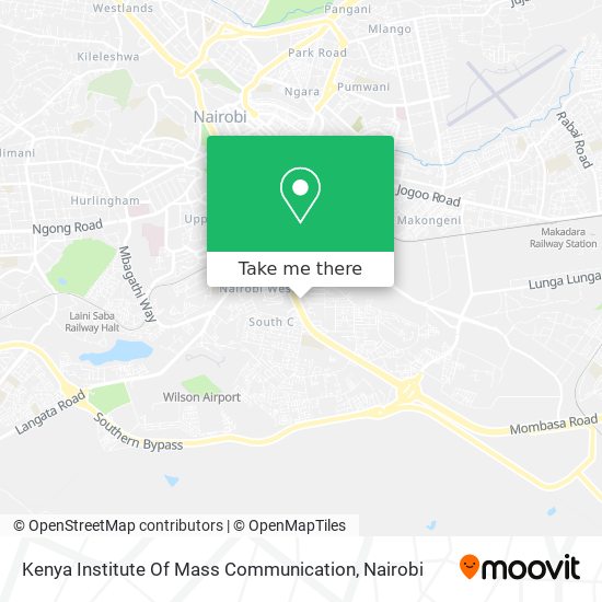 Kenya Institute Of Mass Communication map