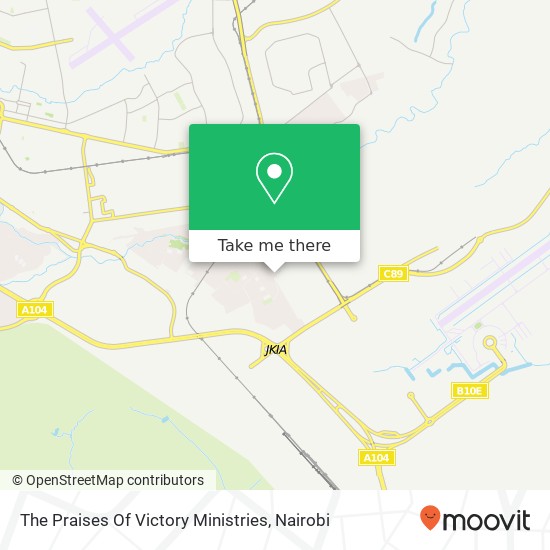 The Praises Of Victory Ministries map