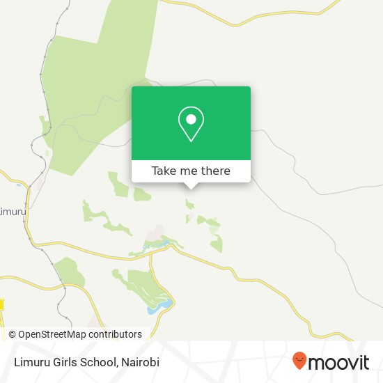 Limuru Girls School map