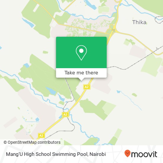 Mang'U High School Swimming Pool map
