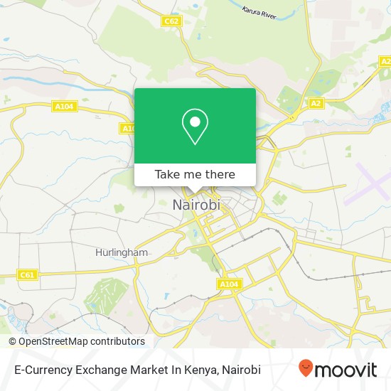 E-Currency Exchange Market In Kenya map