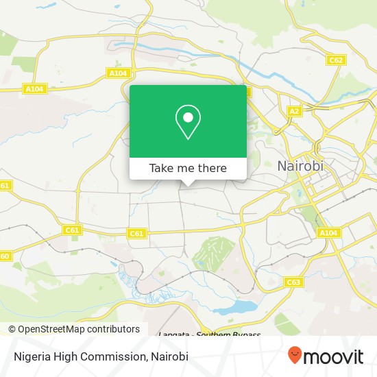 Nigeria High Commission map