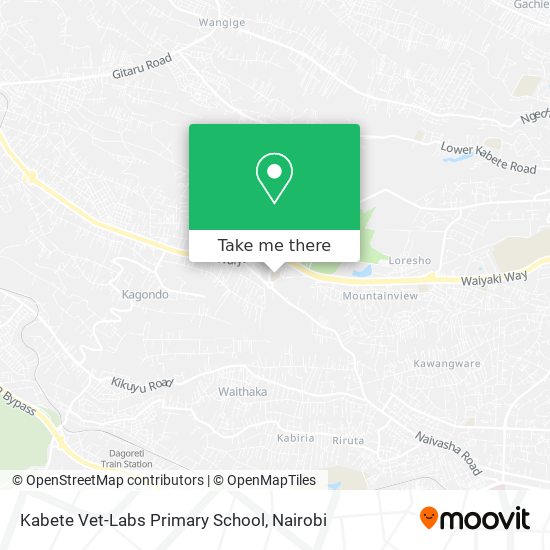 Kabete Vet-Labs Primary School map