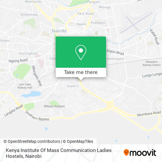 Kenya Institute Of Mass Communication Ladies Hostels map