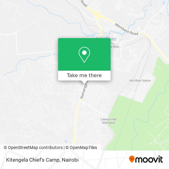 Kitengela Chief's Camp map