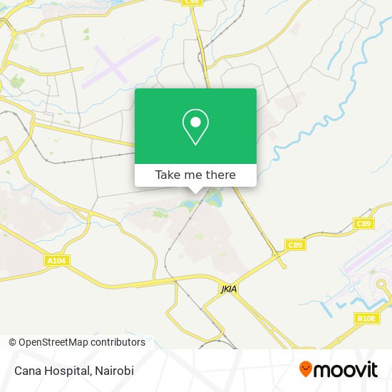 Cana Hospital map