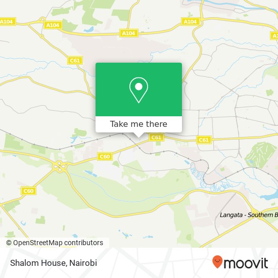 Shalom House map