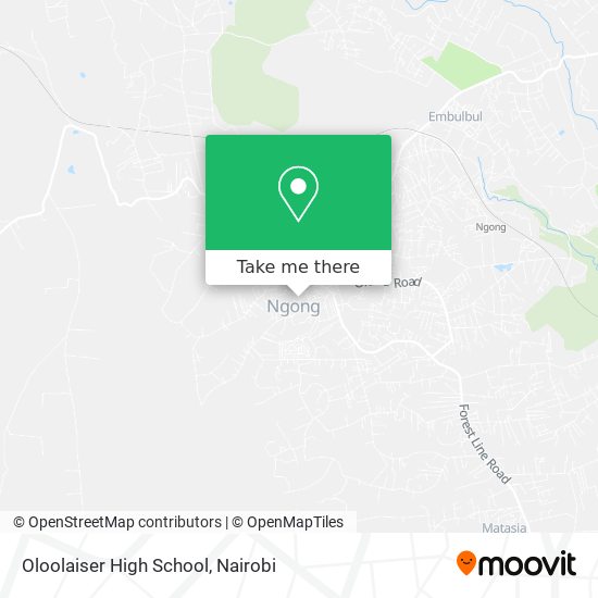 Oloolaiser High School map