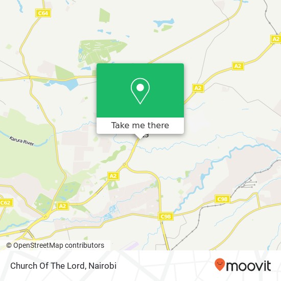 Church Of The Lord map