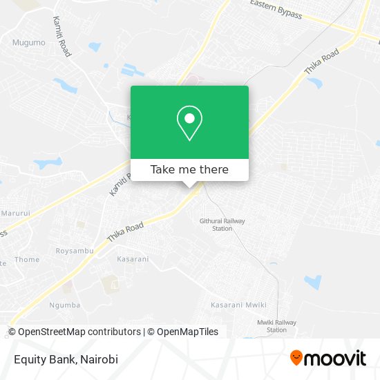 Equity Bank map