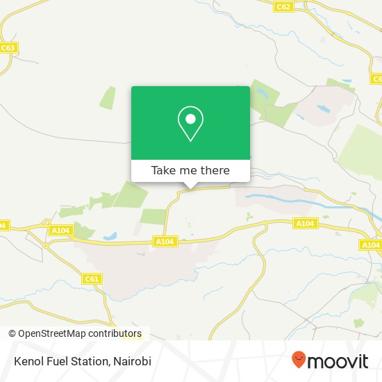 Kenol Fuel Station map