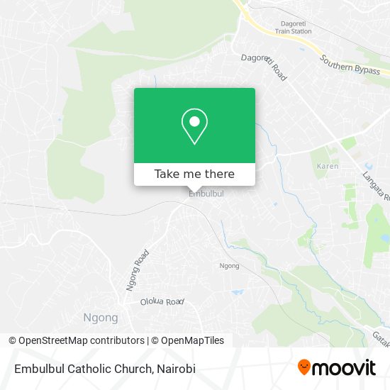 Embulbul Catholic Church map