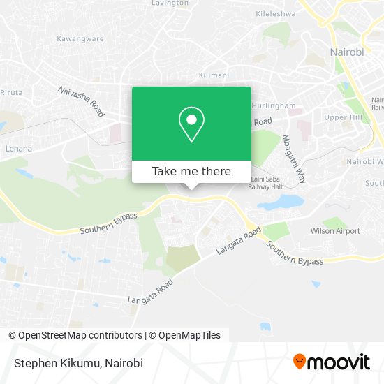 Stephen Kikumu map