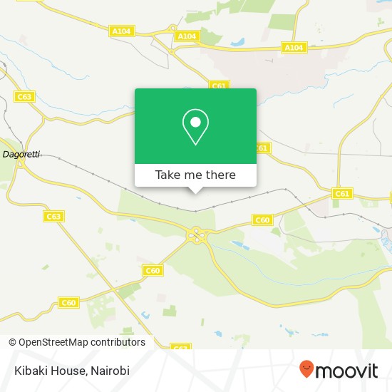 Kibaki House map