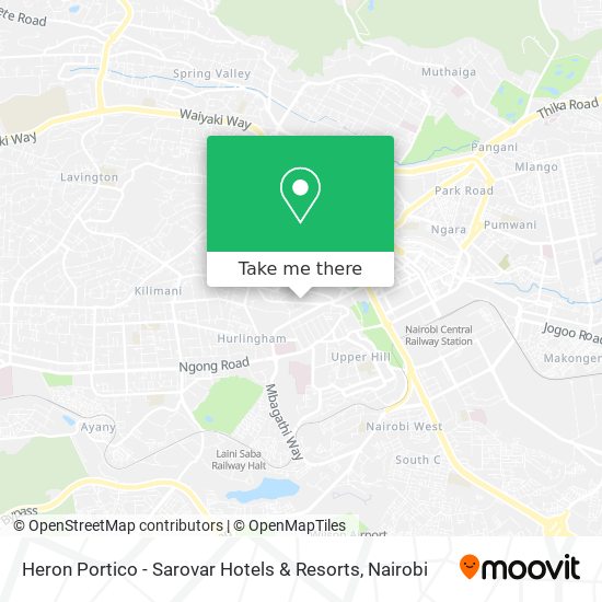 Heron Portico - Sarovar Hotels & Resorts map