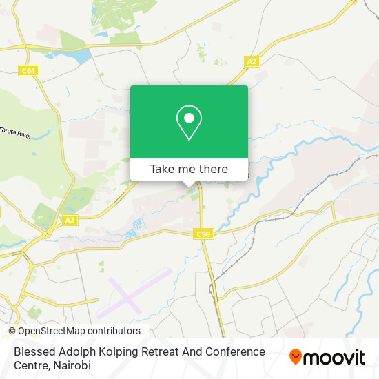 Blessed Adolph Kolping Retreat And Conference Centre map