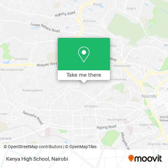 Kenya High School map