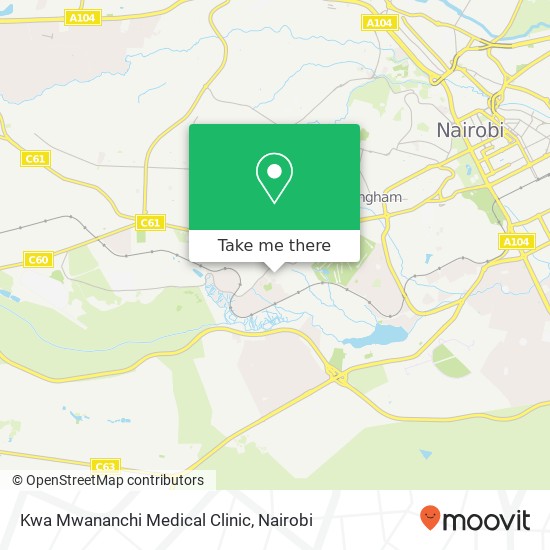Kwa Mwananchi Medical Clinic map