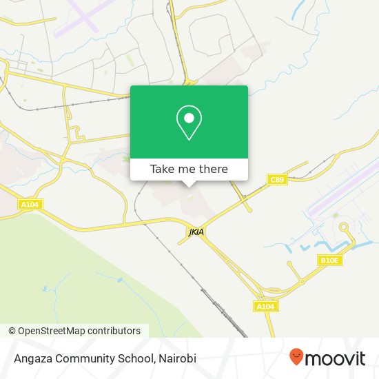 Angaza Community School map