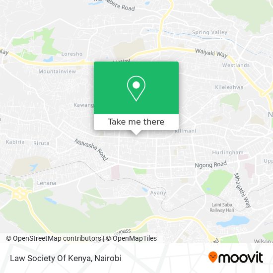 Law Society Of Kenya map