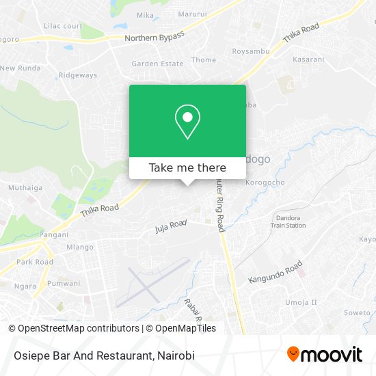 Osiepe Bar And Restaurant map