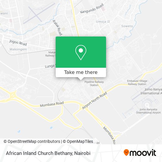 African Inland Church Bethany map