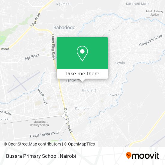 Busara Primary School map